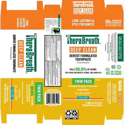 TB Toothpaste Deep Clean 4 oz Twin Carton.jpg TB Toothpaste Deep Clean 4 oz Twin Carton - TB Toothpaste Deep Clean 4 oz Twin Carton